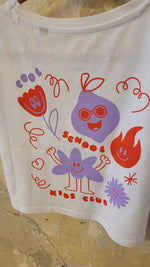 T-Shirt COOL KIDS CLUB Flieder/Rot