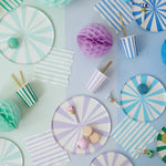 kleine Party Servietten mit Streifen