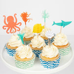 Cupcake-Set Shark & Octopus