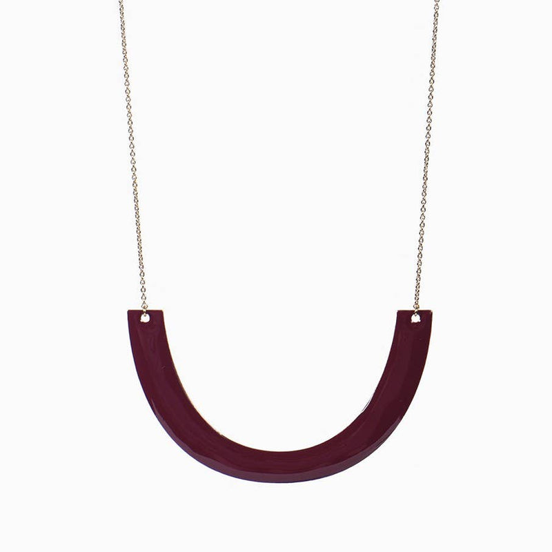 MANHATTAN Halskette (Granat)