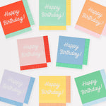 Mixed Happy Birthday Servietten klein