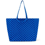 Tasche Elisa -  Blau/Marineblau kariert