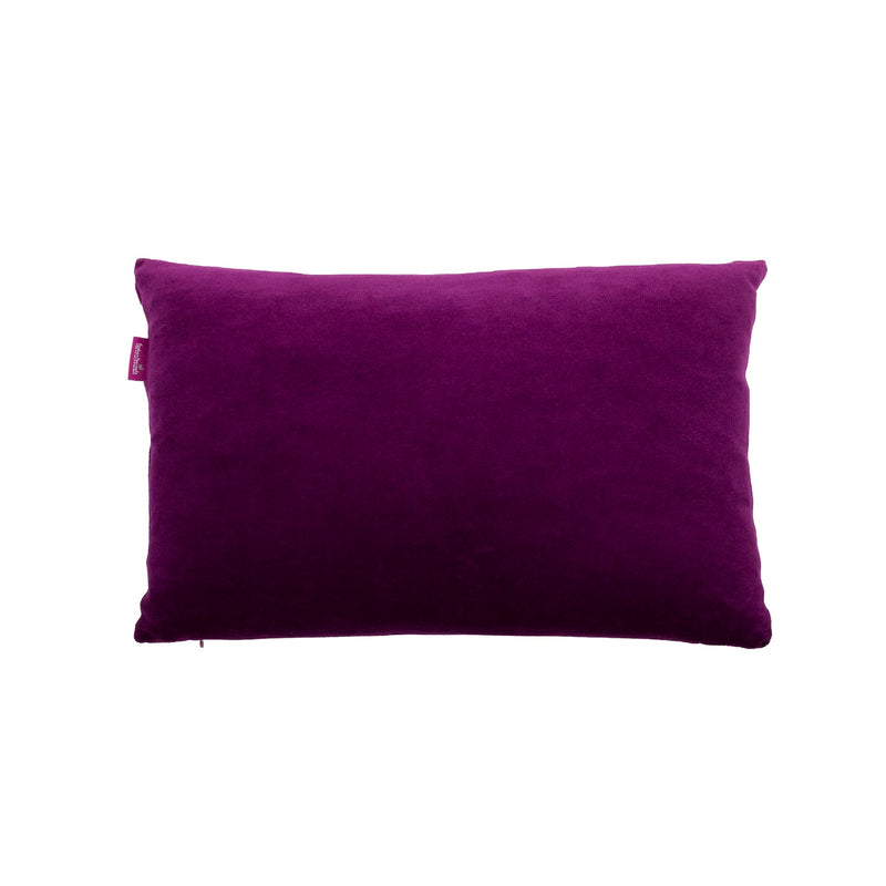 kuscheliger Kissenbezug 30x50 cm BROMBEER