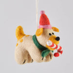 MARTHA Hund - hängender Filzanhänger
