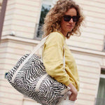 Wickeltasche/Weekender - Zebra