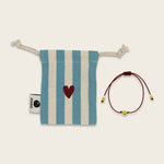 Kinderarmband Smile rot/gelb