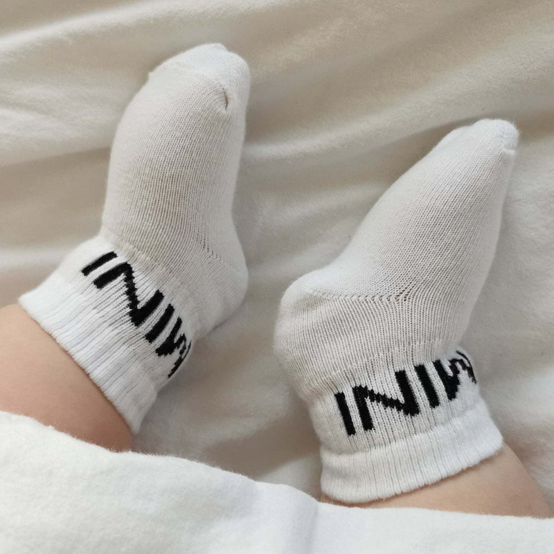 Socken MINI - Weiß/Schwarz