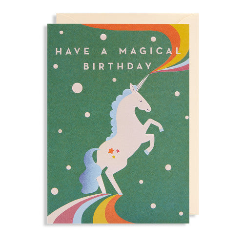 Grußkarte BIRTHDAY UNICORN