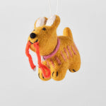 INGWER Hund - hängender Filzanhänger