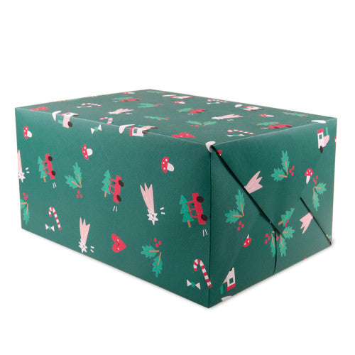 Geschenkpapier Green X-MAS