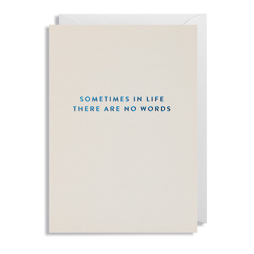 Grußkarte No Words