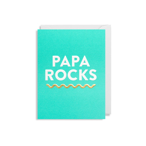 Mini Card "Papa Rocks"