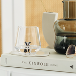 Glas mit Panda