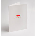 Grußkarte Love To You Both