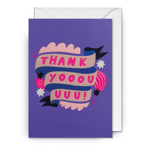 Grußkarte Thank you