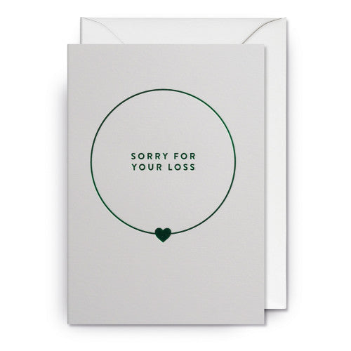 Grußkarte Sorry for your loss