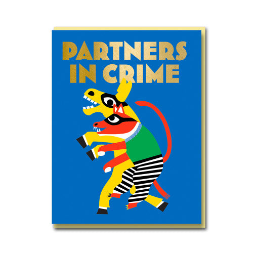 Grußkarte Partners in Crime