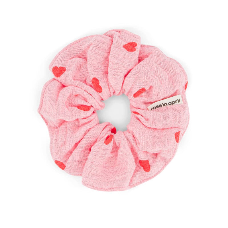 Scrunchie HERZ FLAMINGO