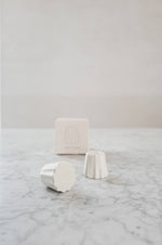 Kerzenhalter aus Porzellan - Glänzendes