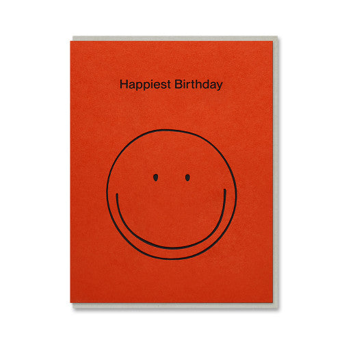 Grußkarte HAPPIEST BIRTHDAY