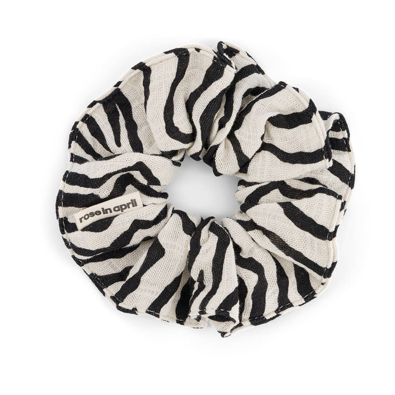 Scrunchie ZEBRA SCHWARZ/WEIß