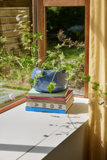 Blumentopf MARU blau/braun