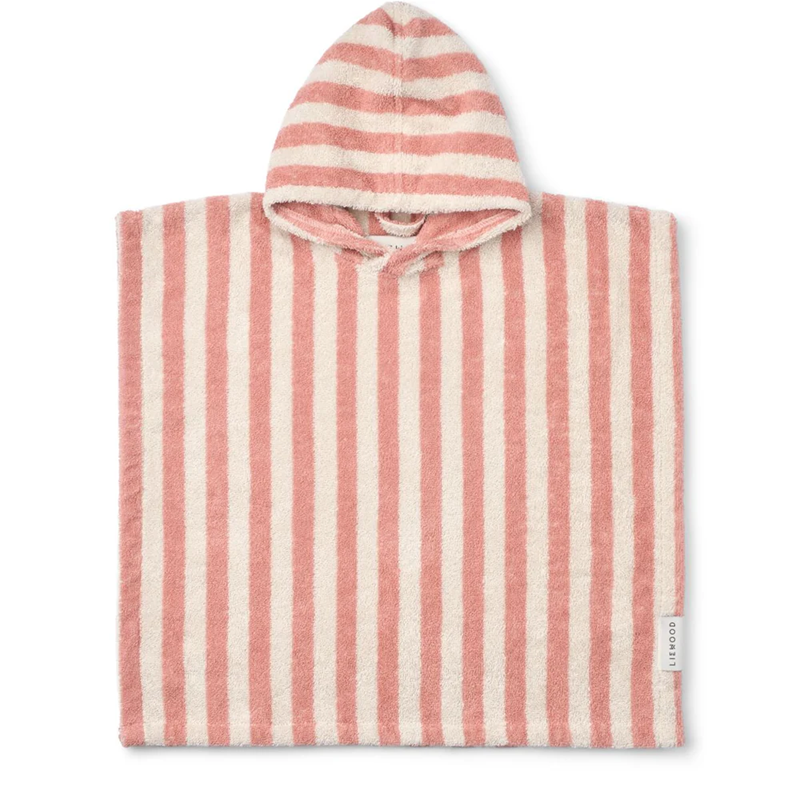 Frottee Poncho KOI Coral blush