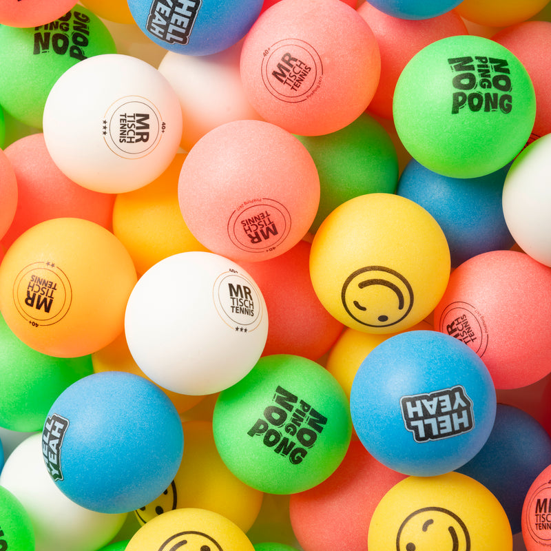 Tischtennisbälle Set bunt 6 Stück