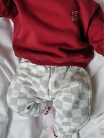 Babyhose CHECKERED - sand