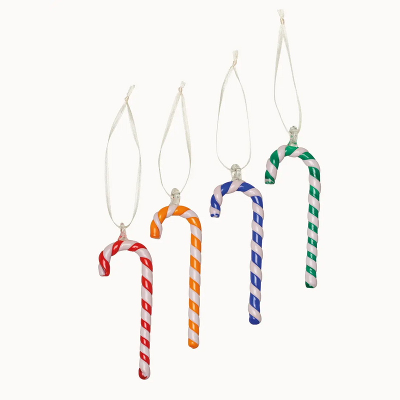 Zuckerstangen aus Glas SET
