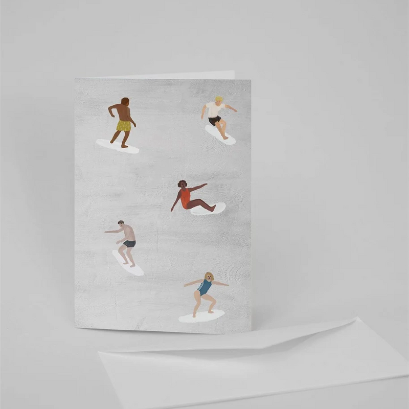 folding card "Surfers"