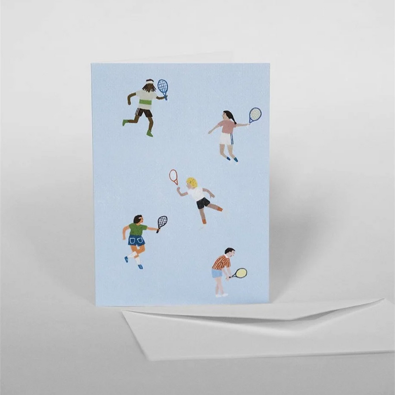 folding card "Tennis"