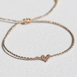 Armband mit Herz versch. Farben