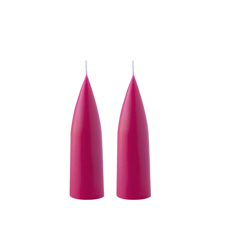 Kerze "Cone" 20 cm - Cerise | 1 Stück