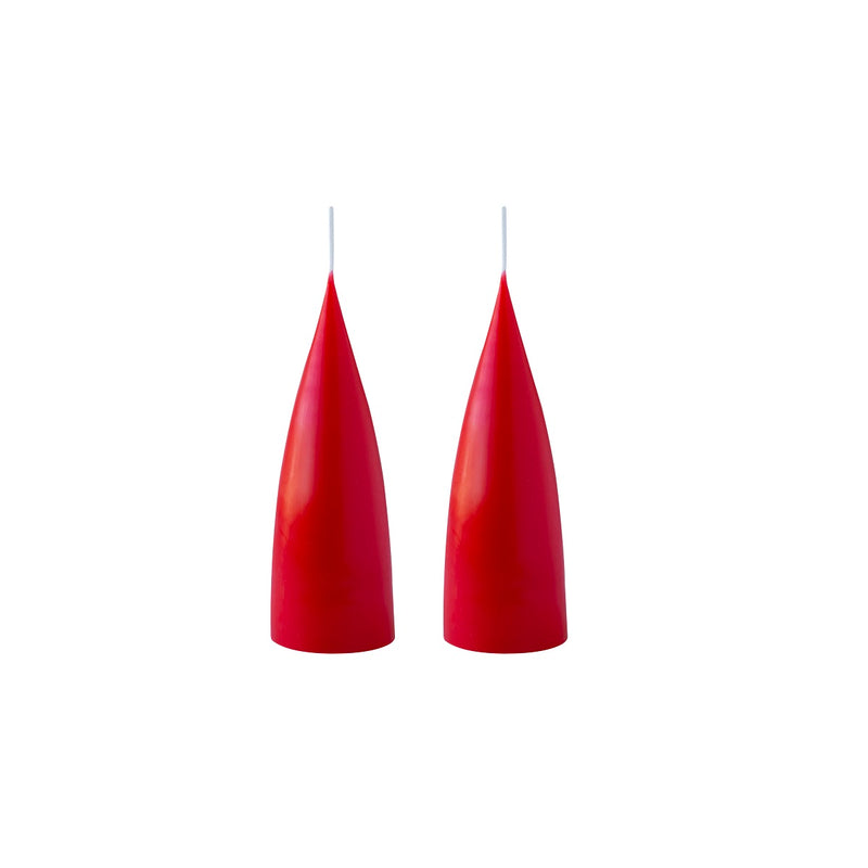 Kerze "Cone" 16 cm - X-mas Red | 1 Stück