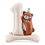 Folienballon 1 mit Bär