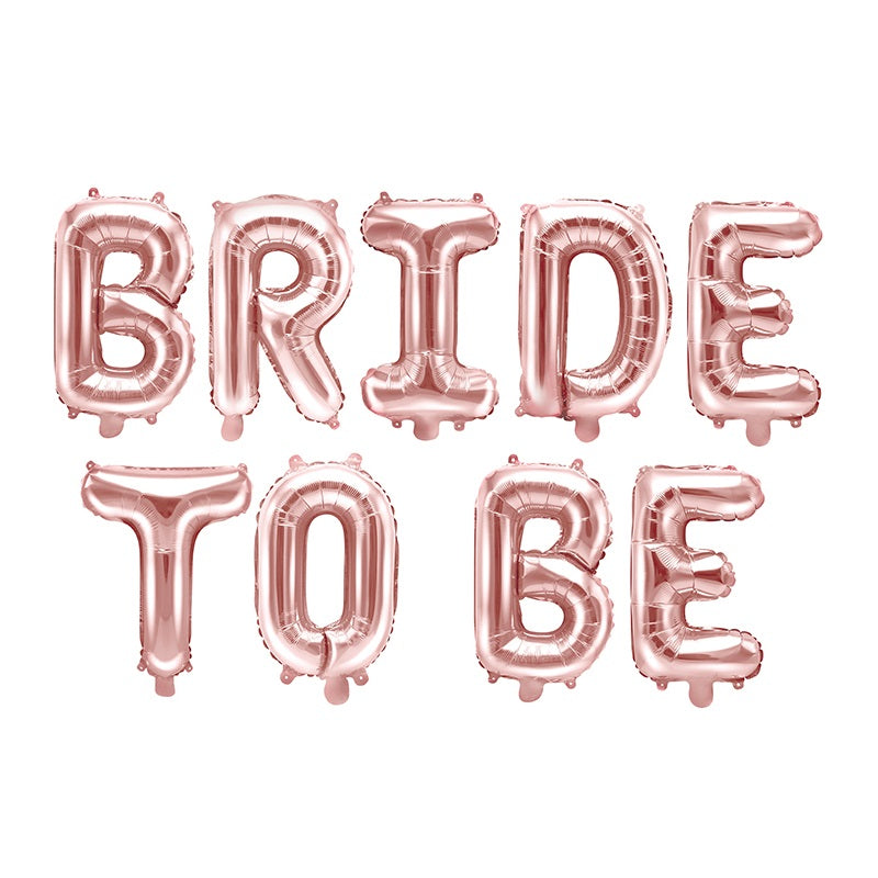 Bride to be, 340x35cm, roségold - Folienballon