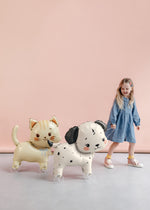 Folienballon HUND auf Rädern