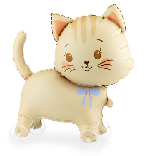 Folienballon KATZE auf Rädern