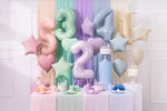 Folienballon Herz 45cm - Hellblau