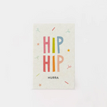 Mini Postkarte HIP HIP HURRA