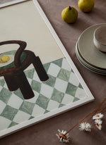 Poster CHAIR WITH FRUIT 40x50 cm