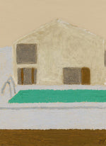 Poster inkl. Rahmen HOTEL SWIMMING POOL 30x40 cm