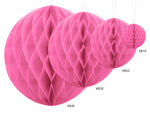 Wabenball pink 30 cm