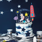 Cake Topper Space Party