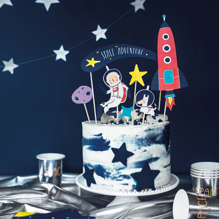 Cake Topper Space Party