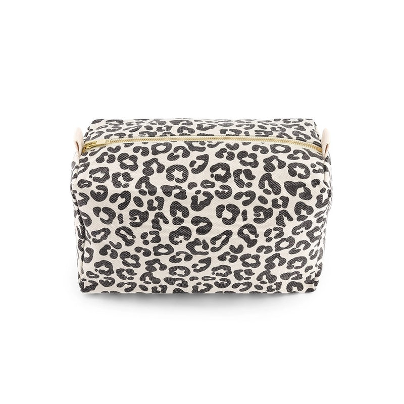 Toiletry Bag - Grey/Beige &amp; Leo