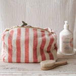 Toiletry Bag - Striped &amp; Rose