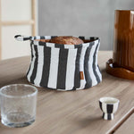 Bread basket "Toppu" Black/White