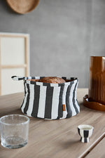 Bread basket "Toppu" Black/White